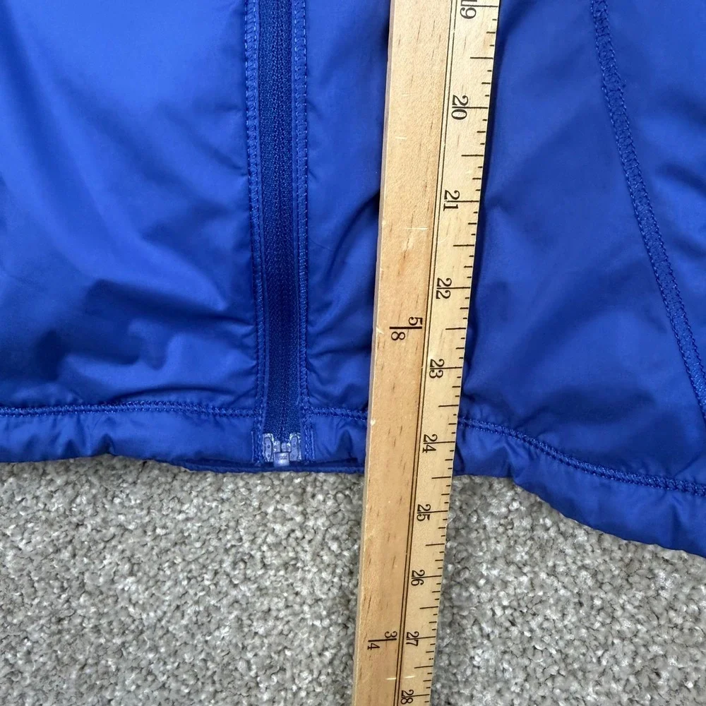 Lululemon Royal Blue Run Jacket Stowable Hood Thumbholes Size 4